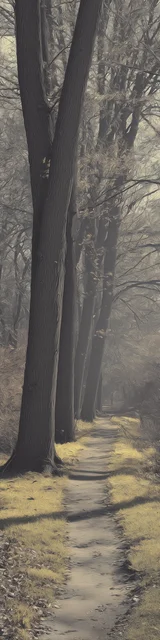 Free aesthetic bookmark featuring gray path trees